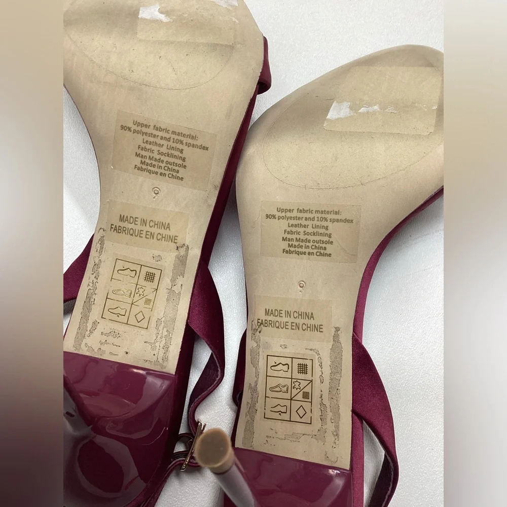 JEFFREY CAMPBELL Go-getter Sandal In Fuchsia Satin Size 9 - Picture 13 of 13